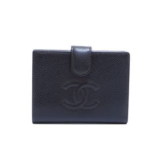 シャネル(CHANEL)のシャネル CHANEL 2004~2005年 キャビアスキン ココマーク 折り財布(財布)