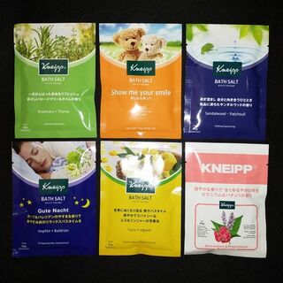 クナイプ(Kneipp)のクナイプ バスソルト 6袋 6種類 入浴剤(入浴剤/バスソルト)