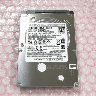 トウシバ(東芝)のTOSHIBA MQ04ABF100 1TB 2.5インチHDD 注意(PCパーツ)