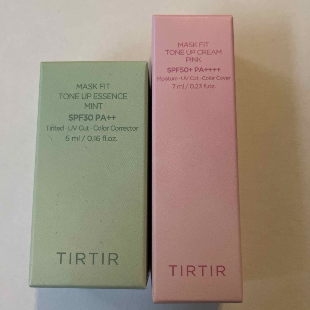 TIRTIR(ティルティル)のTIRTIR マスクフィット　トーンアップエッセンス+トーンアップクリーム コスメ/美容のベースメイク/化粧品(化粧下地)の商品写真