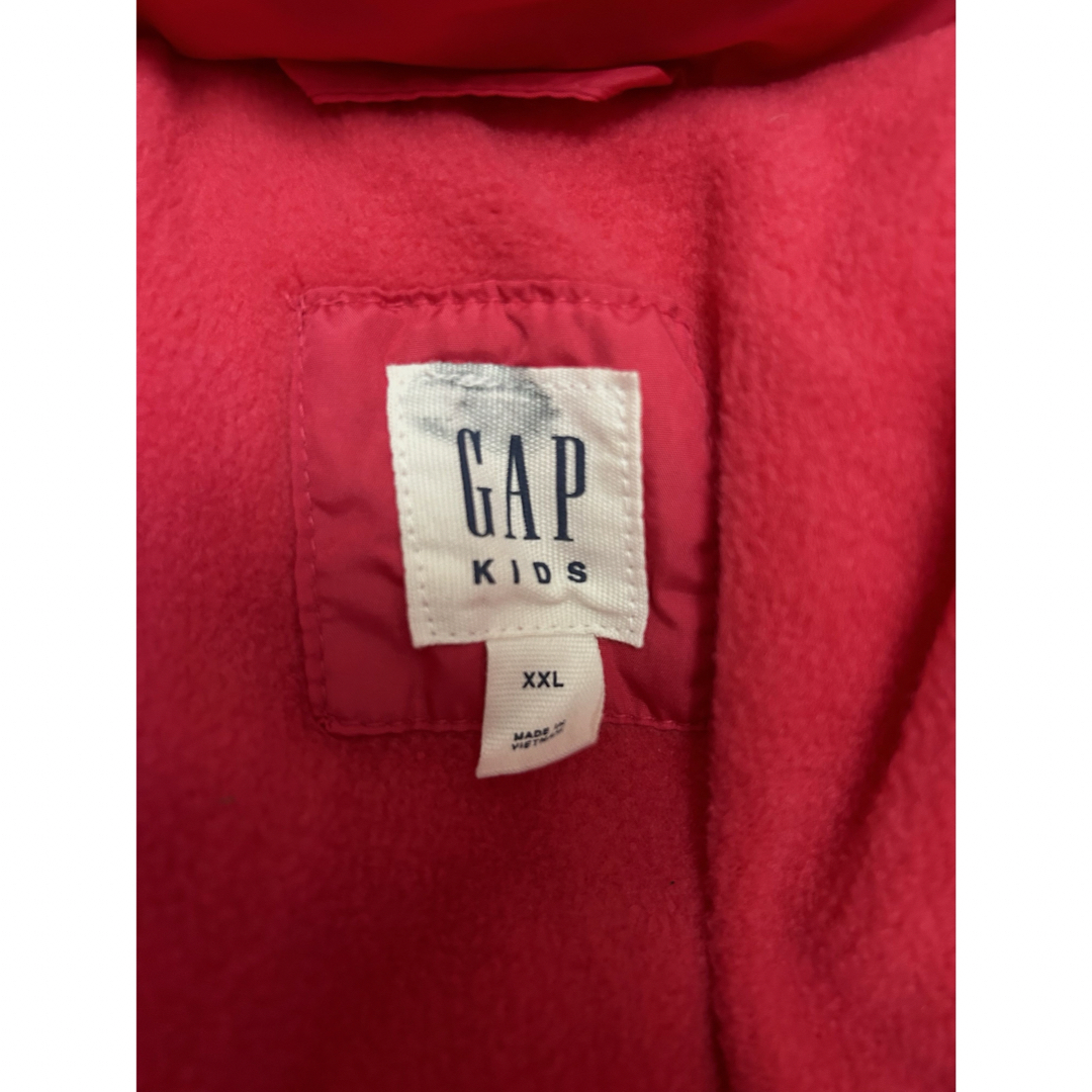 GAP Kids(ギャップキッズ)の美品　ギャップ GAP 中綿コート　オレンジレッド　 レディースのジャケット/アウター(ダウンコート)の商品写真