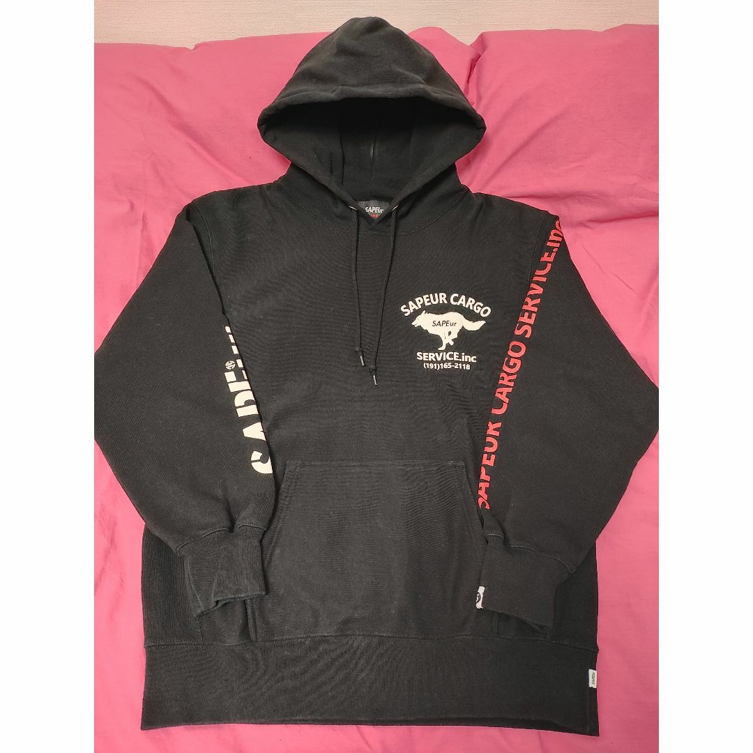 SAPEur® SCS北海道・横浜限定 HOODIE ブラック L パーカー メンズのトップス(パーカー)の商品写真