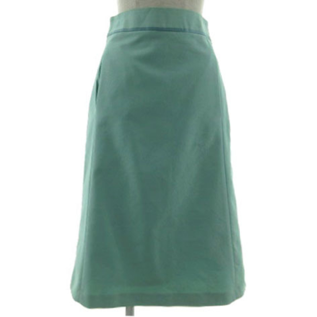 DRWCYS(ドロシーズ)のDRWCYS スカート 台形 ミモレ丈 コットン混 グリーン系 青緑 1 レディースのスカート(ひざ丈スカート)の商品写真