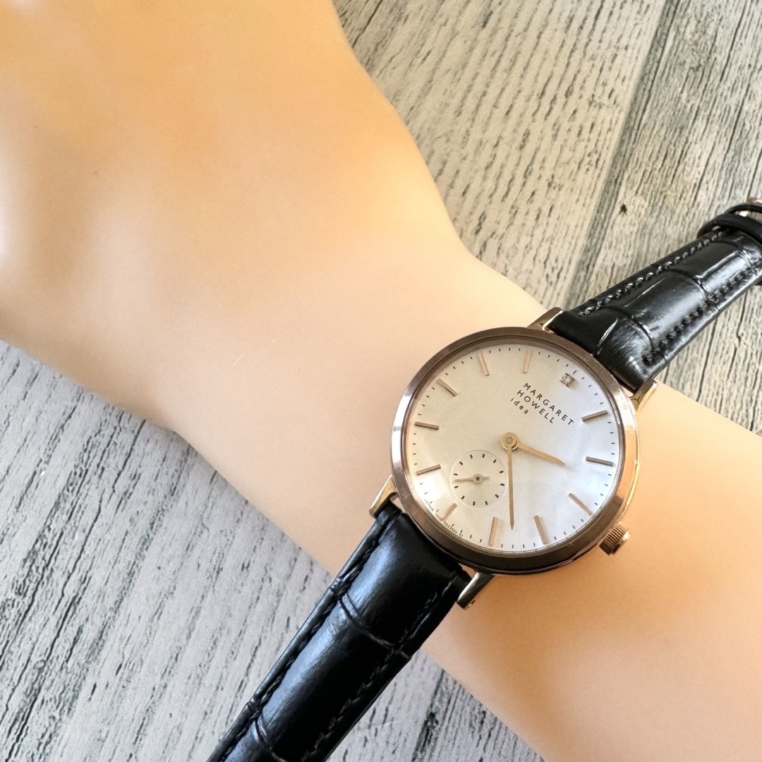 MARGARET HOWELL(マーガレットハウエル)の【電池交換済】MARGARET HOWELL 腕時計 20th スモセコ レディースのファッション小物(腕時計)の商品写真