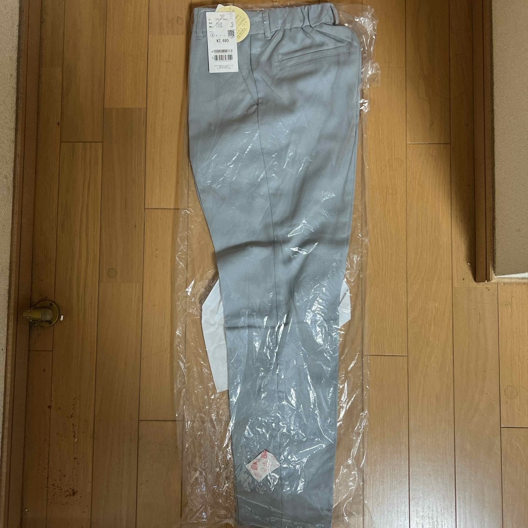 HONEYS(ハニーズ)のハニーズ・テーパードパンツ・サックスグレーSサイズ62丈 レディースのパンツ(クロップドパンツ)の商品写真