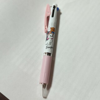 ミツビシエンピツ(三菱鉛筆)のマリーちゃん　ジェットストリーム0.5mm 3色ボールペン　新品未使用品(キャラクターグッズ)
