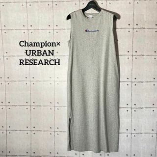 Champion - 311 チャンピオン アーバンリサーチ ノースリーブ カットソーワンピース M