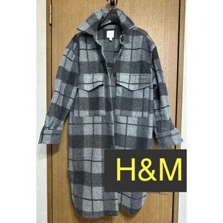 H&M チェック柄 シャツジャケット