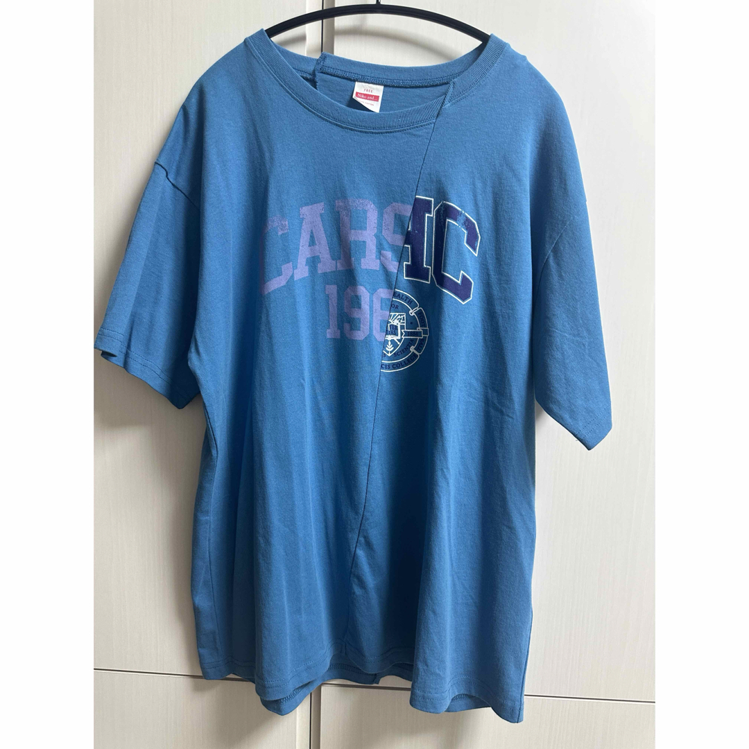 niko and...(ニコアンド)の【新品】niko and ... リメイクライクチュニックTシャツ★おまとめ割有 レディースのトップス(Tシャツ(半袖/袖なし))の商品写真