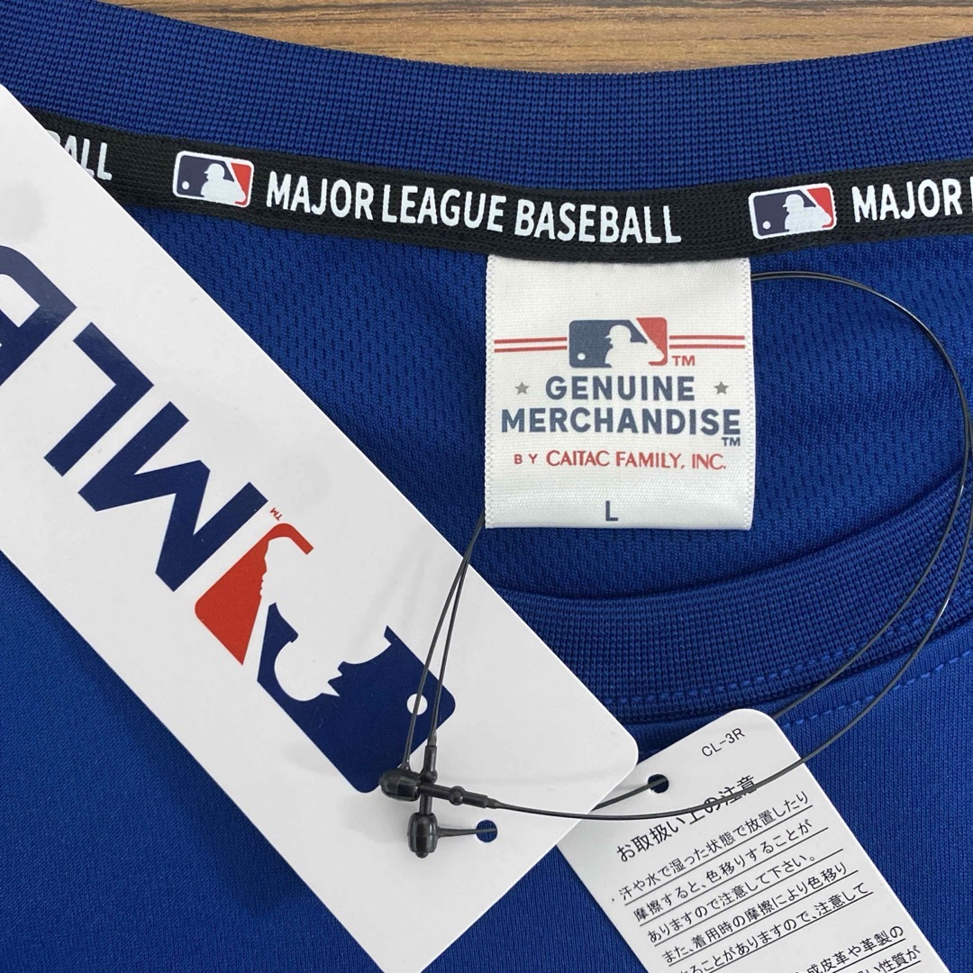 MLB(メジャーリーグベースボール)の新品タグ付き　メンズ　MLB LA ドジャース　長袖Tシャツ  Lサイズ  メンズのトップス(Tシャツ/カットソー(七分/長袖))の商品写真