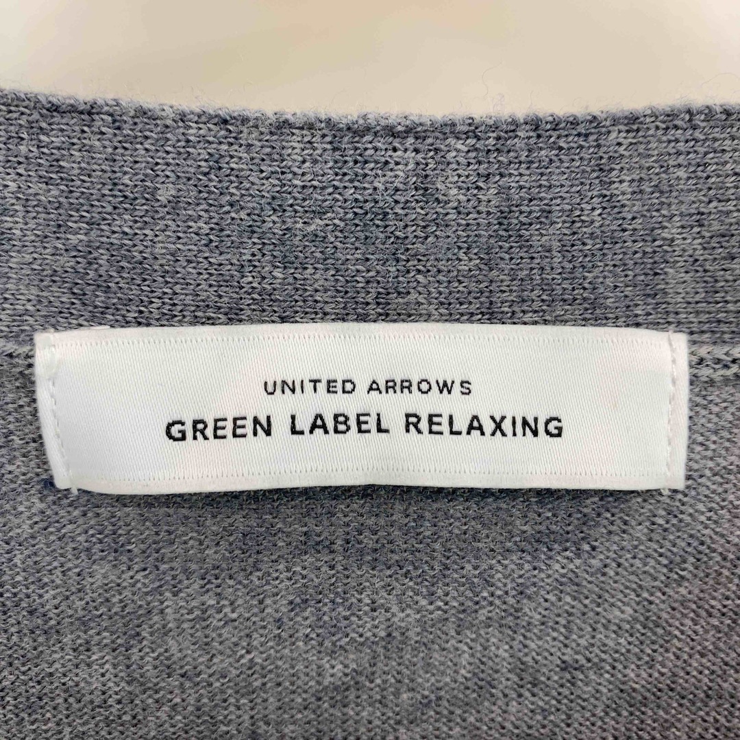 UNITED ARROWS(ユナイテッドアローズ)のUNITED ARROWS green label relaxing ユナイテッドアローズグリーンレーベルリラクシング メンズ カーディガングレー メンズのトップス(カーディガン)の商品写真