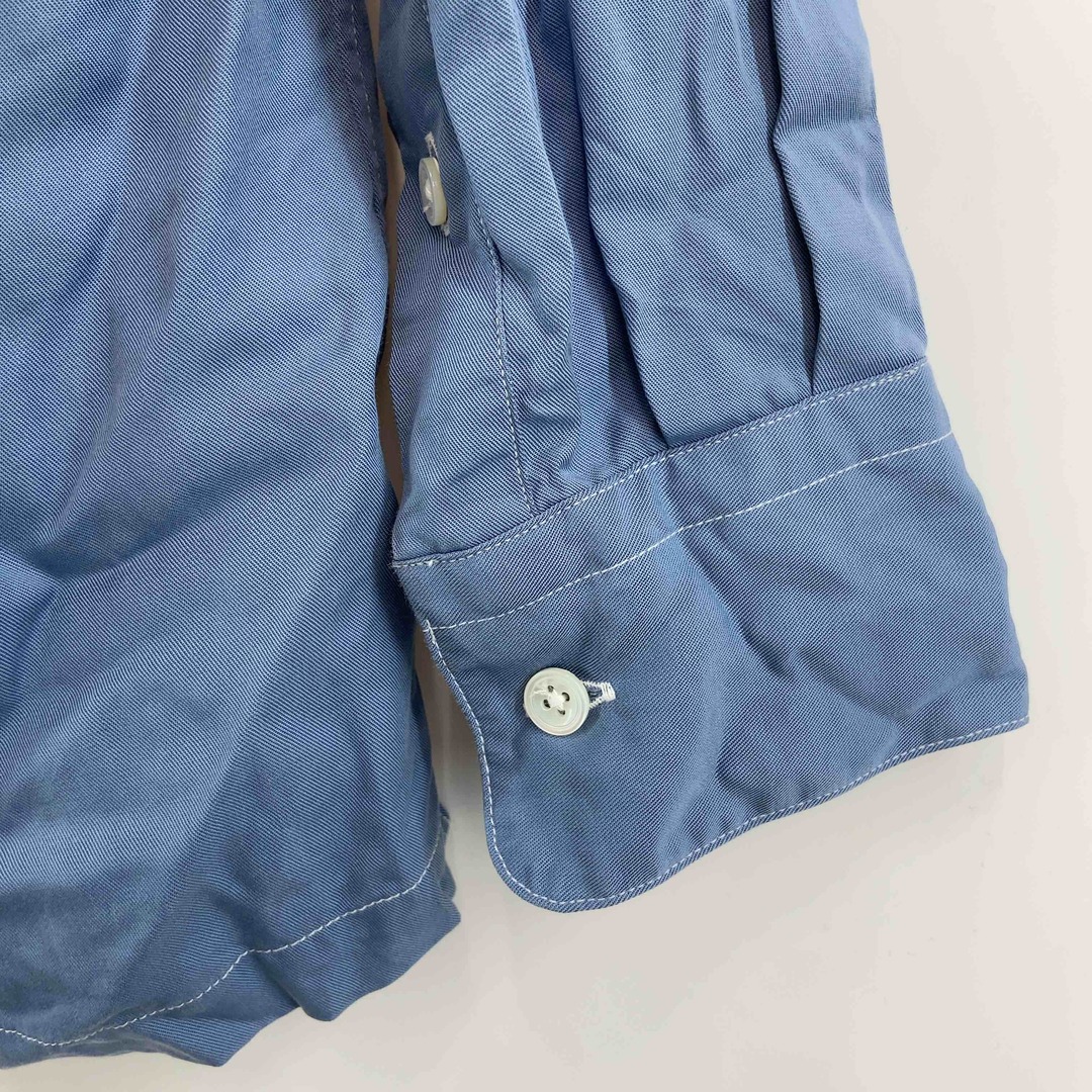 PILGRIM ピルグリム メンズ 長袖シャツ　胸ポケット　青 メンズのトップス(シャツ)の商品写真