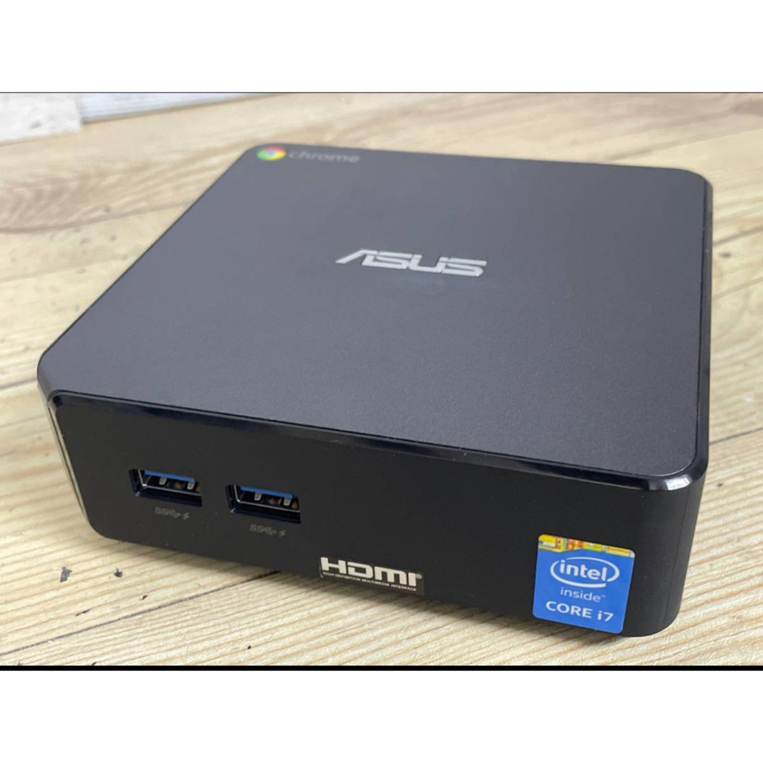 ASUS(エイスース)のASUS Chromebox 2 CN62[Core i7-5500U  スマホ/家電/カメラのPC/タブレット(デスクトップ型PC)の商品写真