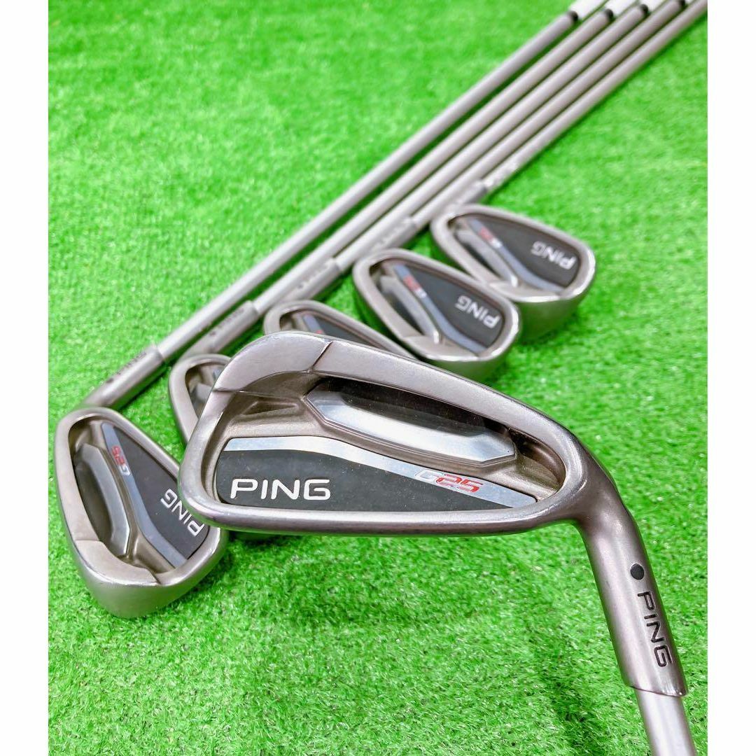 PING(ピン)の★名器 PING 人気モデル ★ピン G25 アイアンセット 黒ドット 5-9W スポーツ/アウトドアのゴルフ(クラブ)の商品写真