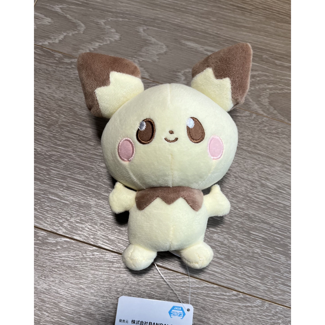 ポケモン(ポケモン)の新品　ポケピース　ぬいぐるみ　ピチュー エンタメ/ホビーのおもちゃ/ぬいぐるみ(ぬいぐるみ)の商品写真