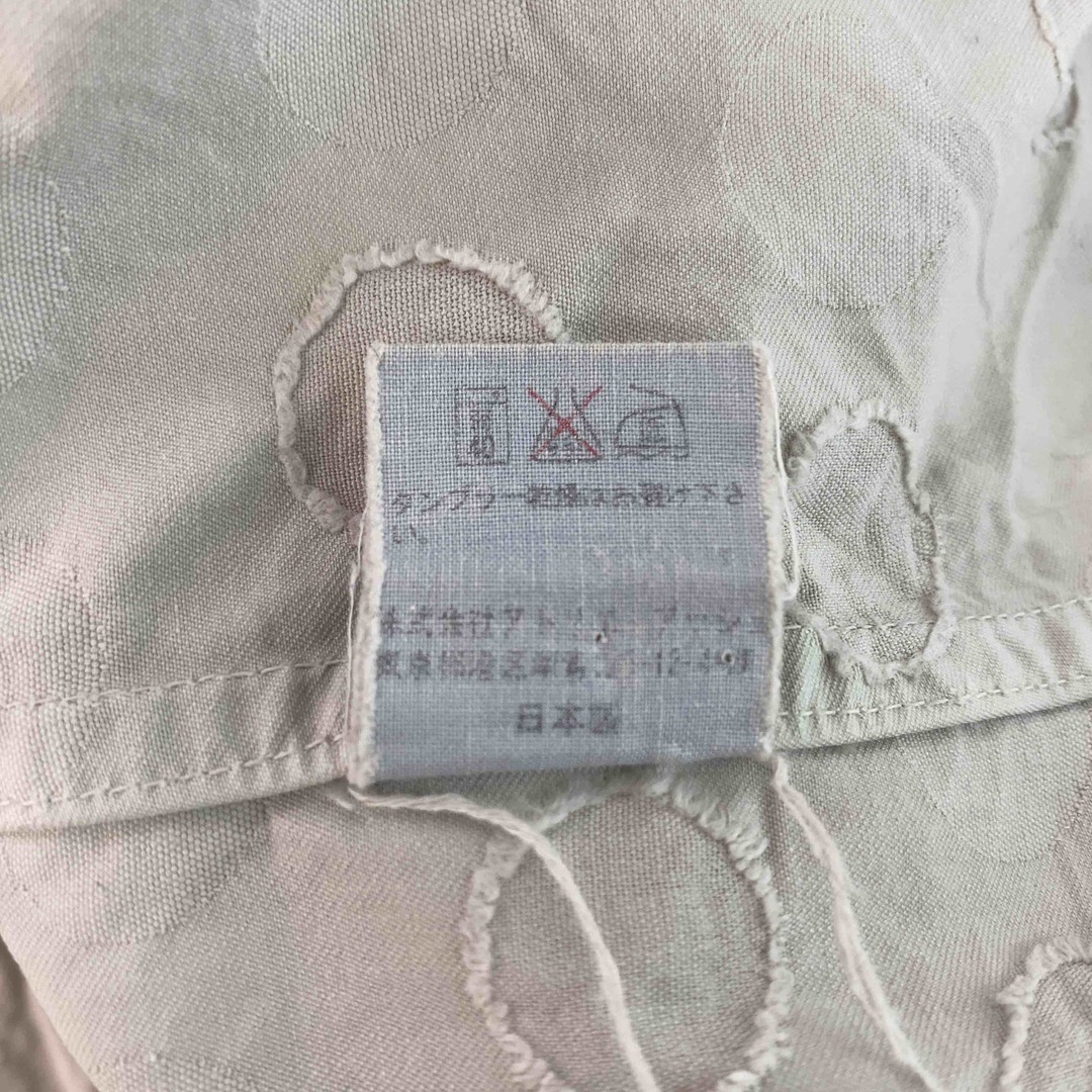 Kiit キート レディース シャツ長袖ベージュ ドット柄 日本製 レディースのトップス(シャツ/ブラウス(長袖/七分))の商品写真