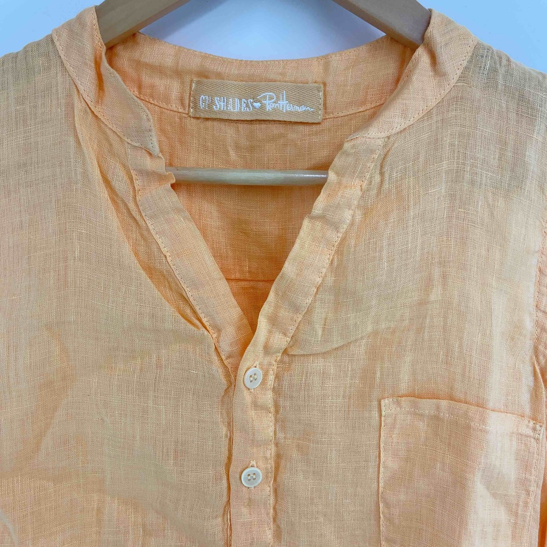 Ron Herman(ロンハーマン)のRon Herman ロンハーマン レディース 袖無しブラウスオレンジ レディースのトップス(シャツ/ブラウス(半袖/袖なし))の商品写真