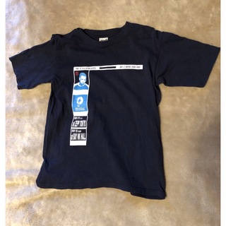 ロカウェア(Rocawear)のJay-z japan tour 2002 半袖Tシャツ　ネイビー　中古(Tシャツ(半袖/袖なし))
