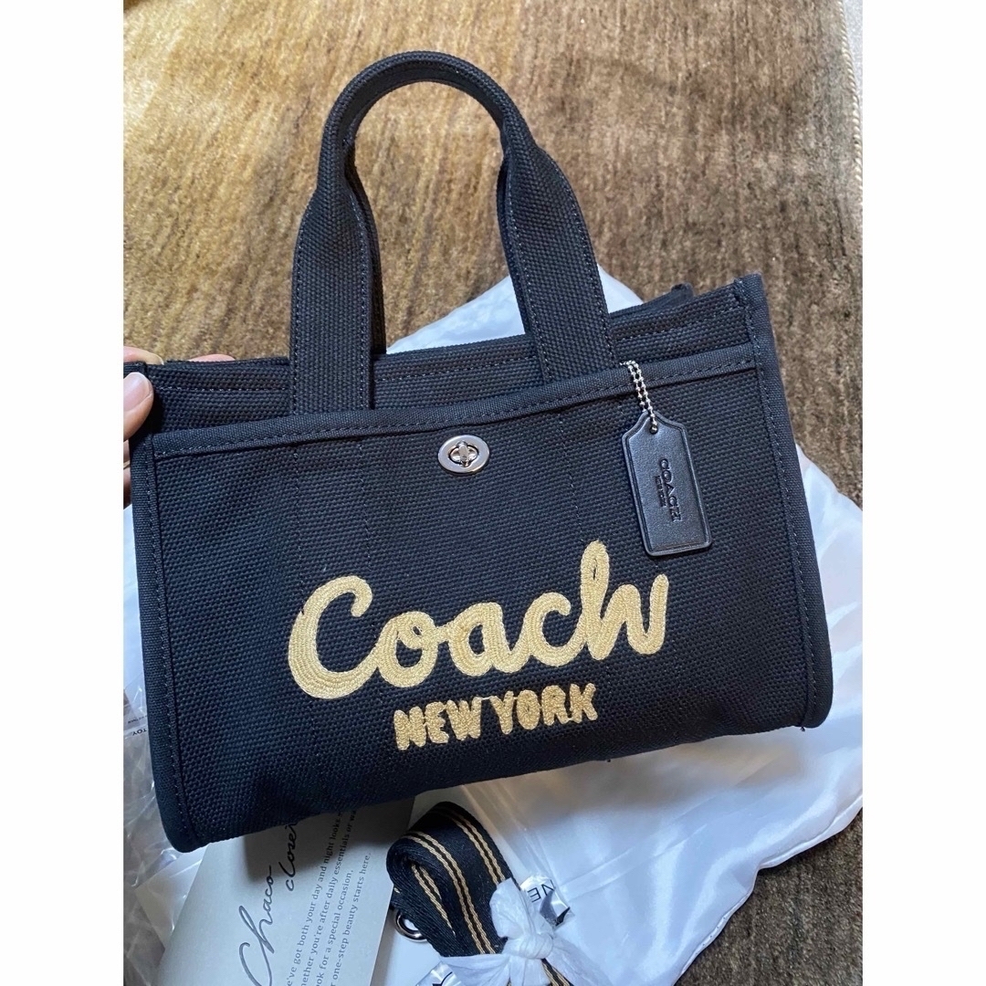 COACH(コーチ)の極美品　コーチ　キャンバストートバッグ レディースのバッグ(トートバッグ)の商品写真