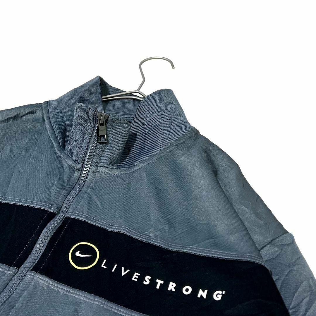 NIKE(ナイキ)のNIKE LIVESTRONG トラックジャケット ジャージ US古着q74 メンズのトップス(ジャージ)の商品写真