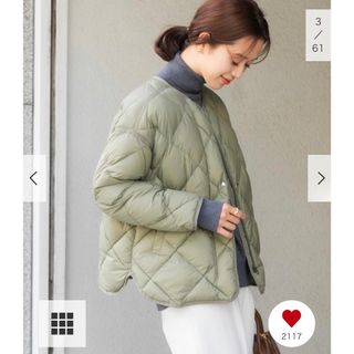 URBAN RESEARCH DOORS - 新品タグ付◉ KHAKI　ライトダウンキルトショートブルゾン　DOORS