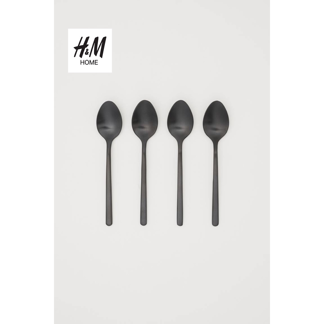 H&M(エイチアンドエム)のH&M HOME ティースプーン 4本セット キッズ/ベビー/マタニティの授乳/お食事用品(スプーン/フォーク)の商品写真
