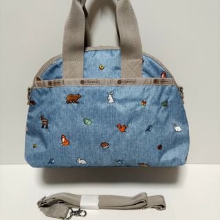 新品未使用　LeSportsac　YORK SATCHEL  可愛い刺繍柄♪