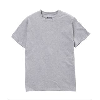 チャンピオン(Champion)のChampion チャンピオン 半袖 Tシャツ 無地 ライトグレー サイズL(Tシャツ/カットソー(半袖/袖なし))