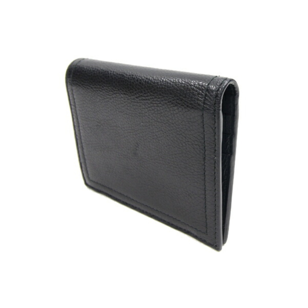PRADA(プラダ)の プラダ 二つ折り財布 1MV204 ブラック レザー レディースのファッション小物(財布)の商品写真