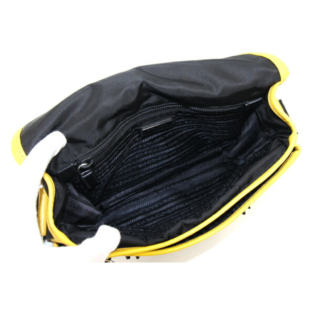 PRADA(プラダ)の プラダ ショルダーバッグ 2VD769 ブラック グレー レディースのバッグ(ショルダーバッグ)の商品写真