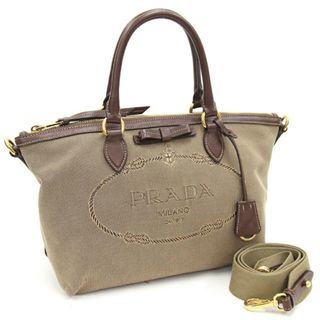 プラダ(PRADA)の プラダ 2WAYハンドバッグ 1BA104 ベージュ(ショルダーバッグ)