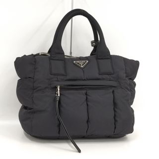 PRADA - PRADA ボンバー ハンドバッグ ナイロン ブラック B2636L