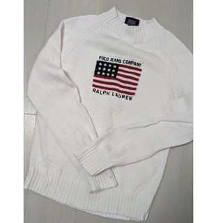 POLO RALPH LAUREN - POLO 白ニット used