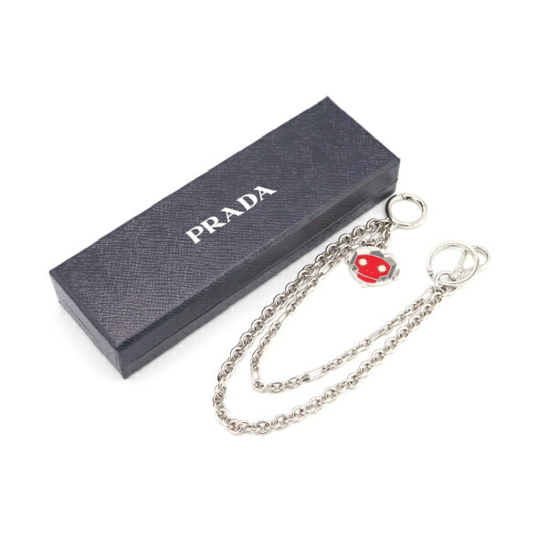 PRADA(プラダ)の プラダ ウォレットチェーン 2PS033 シルバー 中古 レディースのファッション小物(財布)の商品写真