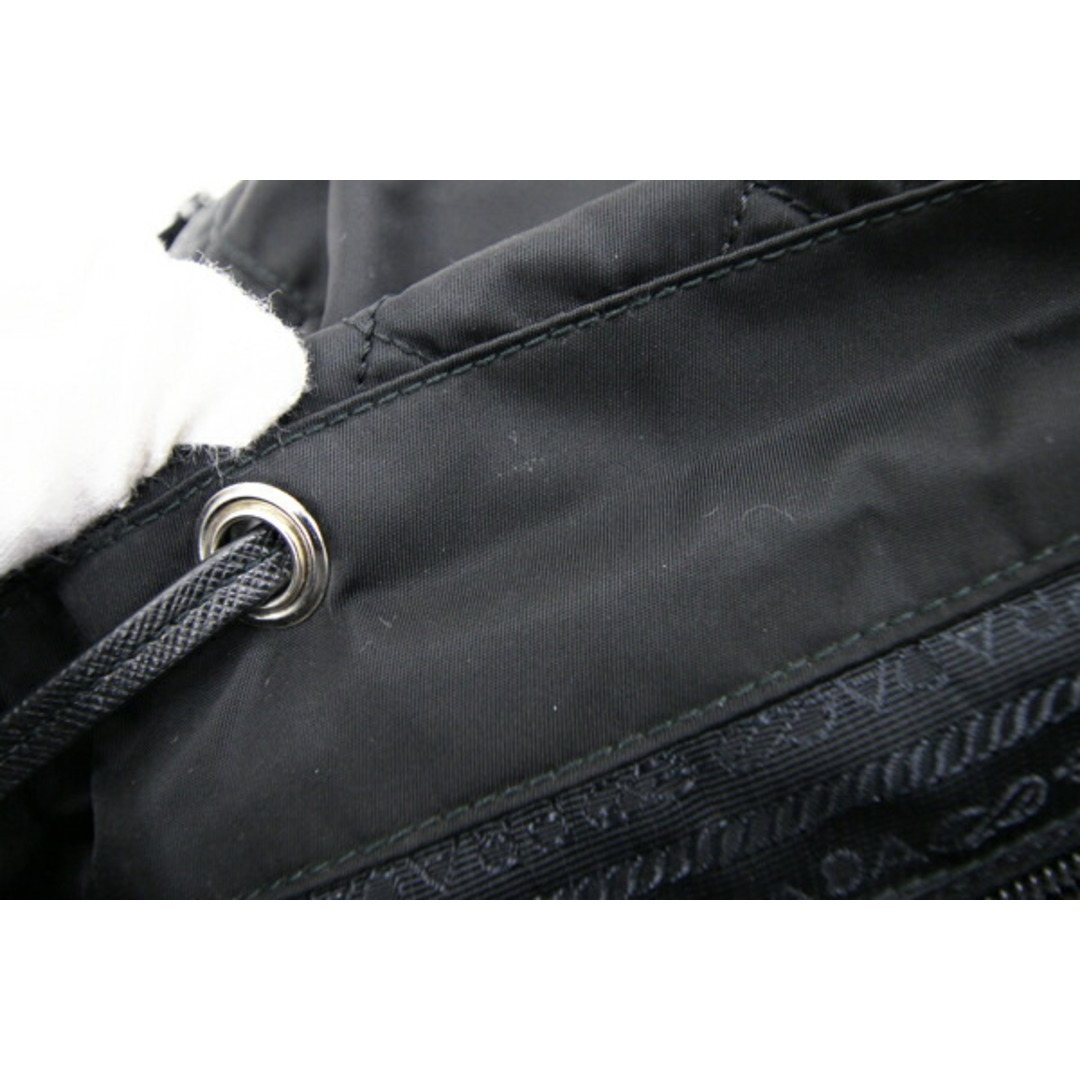 PRADA(プラダ)の プラダ バックパック 1BZ811 ブラック ナイロン レディースのバッグ(リュック/バックパック)の商品写真