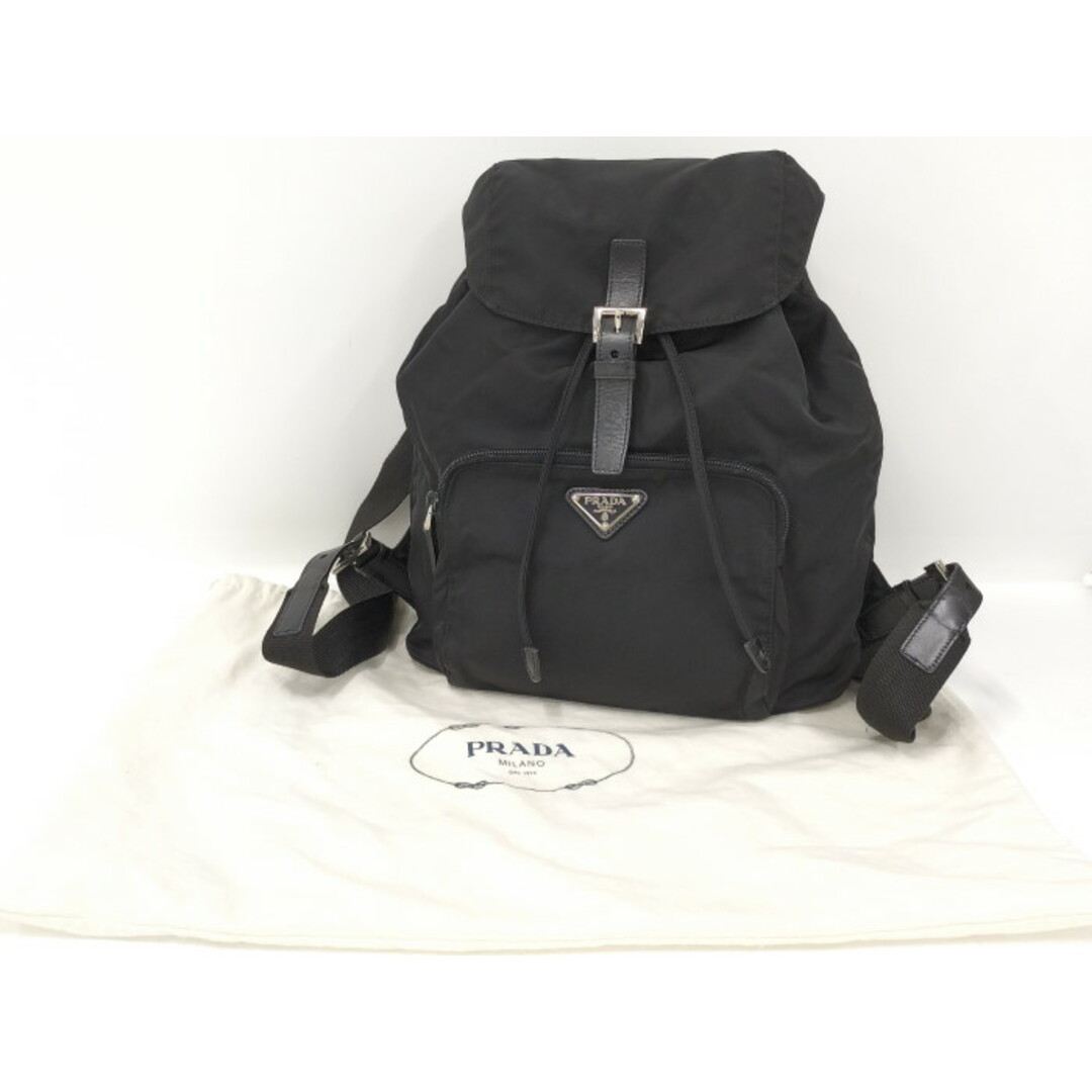 PRADA(プラダ)のPRADA リュックサック バックパック ナイロン ブラック B4650 レディースのバッグ(リュック/バックパック)の商品写真