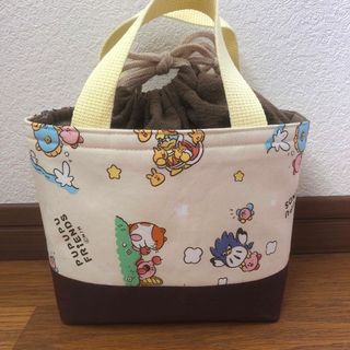 ハンドメイド りぼんがかわいいお弁当袋*ナチュラル ちょうちょの通販