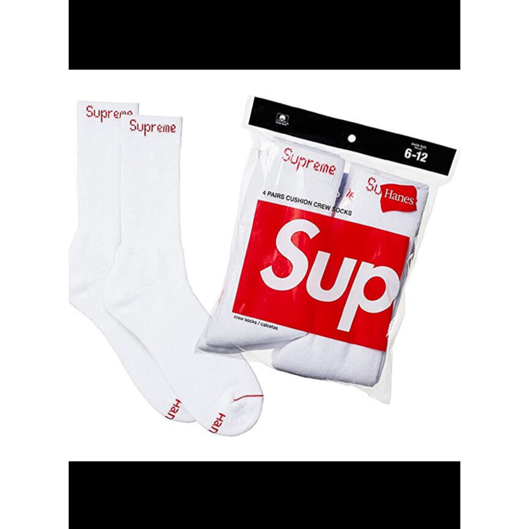 Supreme(シュプリーム)のSupreme Hanes Crew Socks メンズのレッグウェア(ソックス)の商品写真