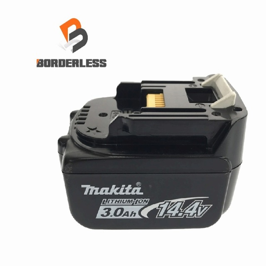 Makita(マキタ)の☆中古品☆makita マキタ 14.4V 3.0Ah 純正 リチウムイオンバッテリー BL1430B 残量表示付 リチウムイオン電池 蓄電池 充電池 87279 自動車/バイクのバイク(工具)の商品写真