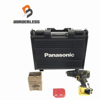 パナソニック(Panasonic)の☆中古品☆Panasonic パナソニック 10.8V 充電ドリルドライバー EZ1D31 黄色/イエロー バッテリー1個(2.0Ah) ケース付 コードレス 87364(工具)