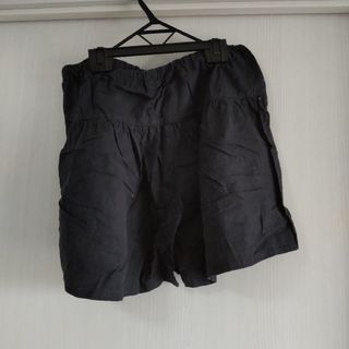 マザウェイズ(motherways)のマザウェイズ　キッズ　女の子　キュロット　パンツ　レース　黒　ブラック　160(パンツ/スパッツ)