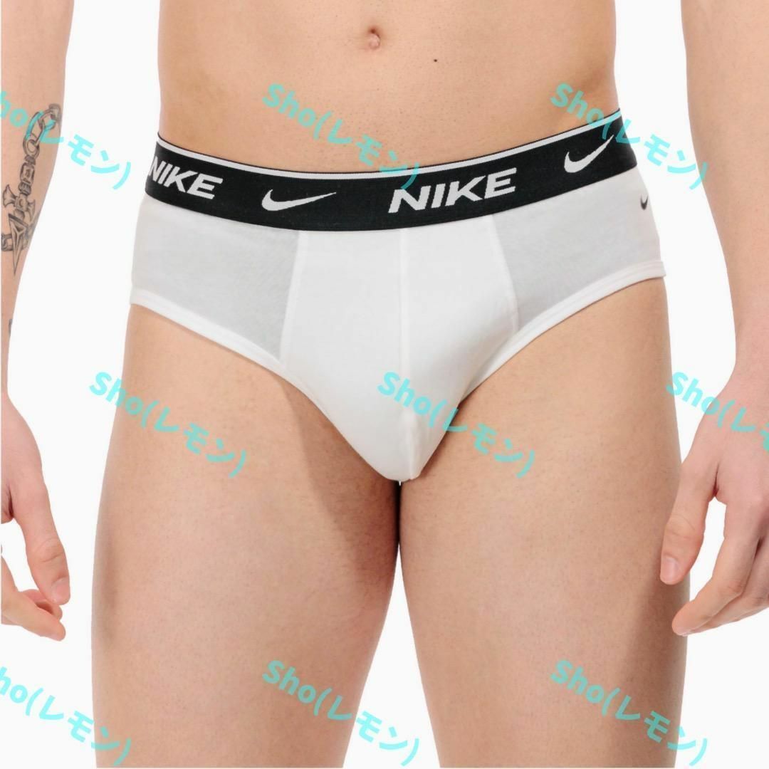 NIKE(ナイキ)のNIKE ナイキ ブリーフ　XLサイズ 白　3枚セット  メンズのアンダーウェア(その他)の商品写真