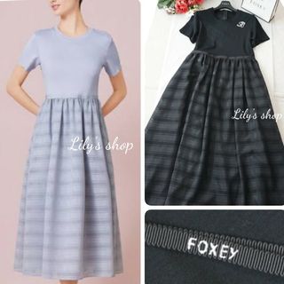 フォクシー(FOXEY)のフォクシー♡半袖ワンピース(ひざ丈ワンピース)