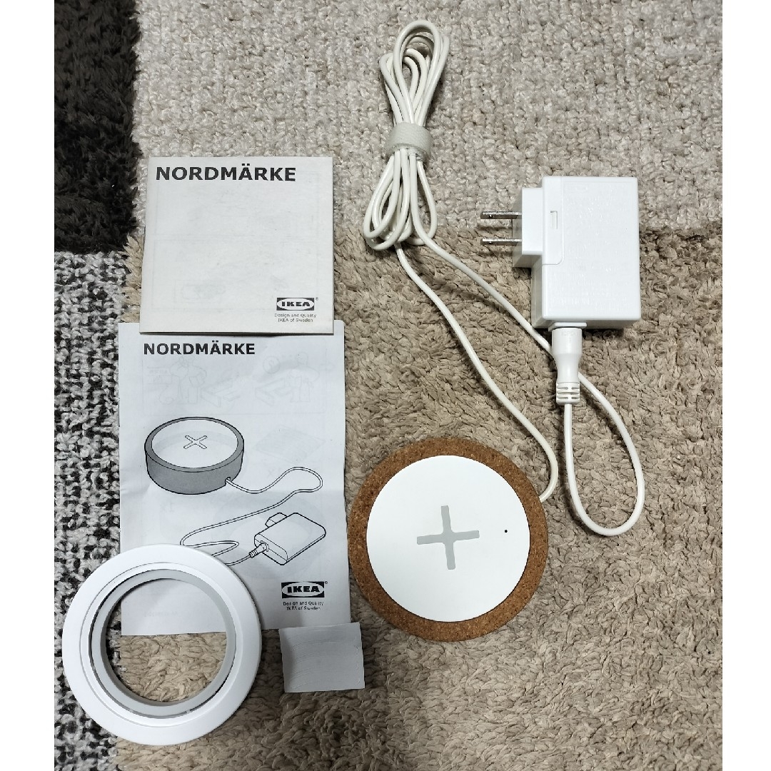 IKEA(イケア)のワイヤレス充電器 スマホ/家電/カメラのスマートフォン/携帯電話(バッテリー/充電器)の商品写真