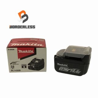 マキタ(Makita)の☆未使用品 ☆makita マキタ 14.4V 3.0Ah 純正 リチウムイオンバッテリー BL1430B 残量確認付き リチウムイオン電池 87401(工具)