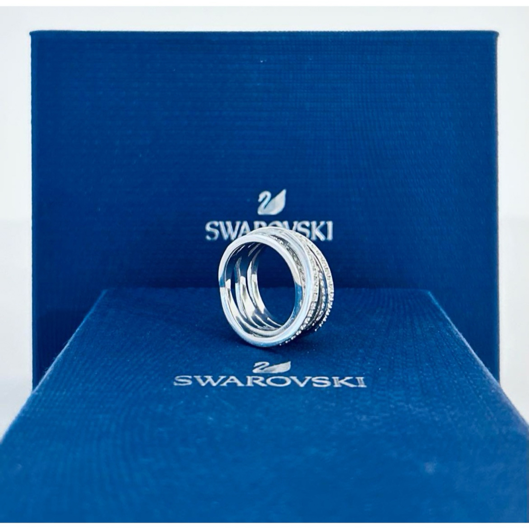 SWAROVSKI(スワロフスキー)の635【２点セット】リング58号＆ブレスレット／美品／広告品２点／スワロフスキー レディースのアクセサリー(リング(指輪))の商品写真