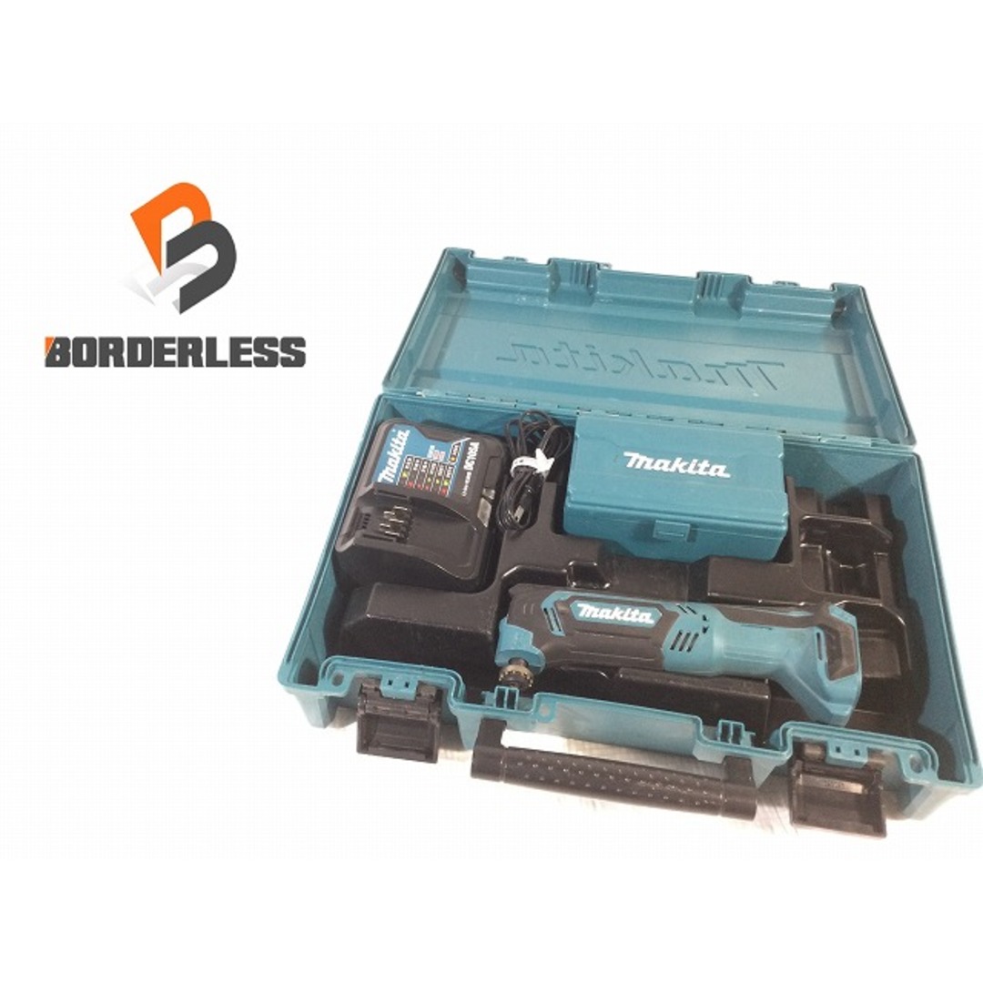 Makita(マキタ)の☆中古品☆makita マキタ 10.8V 充電式マルチツール TM30D アタッチメントケース 充電器付き 87604 自動車/バイクのバイク(工具)の商品写真