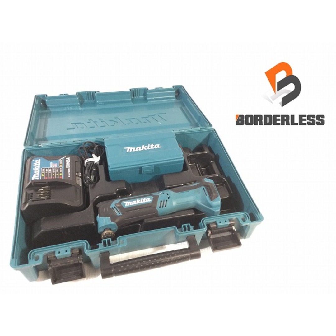 Makita(マキタ)の☆中古品☆makita マキタ 10.8V 充電式マルチツール TM30D アタッチメントケース 充電器付き 87604 自動車/バイクのバイク(工具)の商品写真