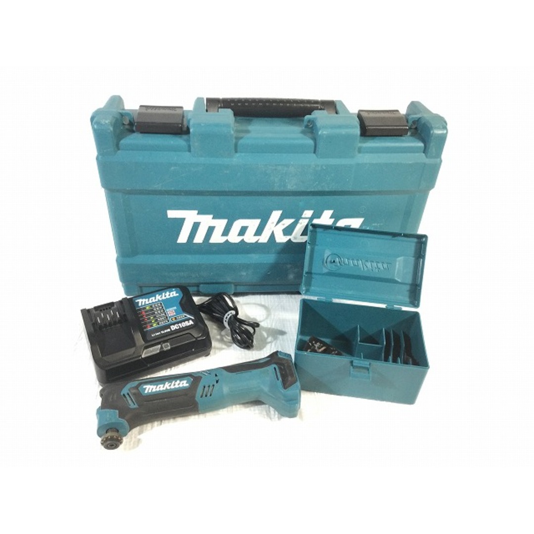 Makita(マキタ)の☆中古品☆makita マキタ 10.8V 充電式マルチツール TM30D アタッチメントケース 充電器付き 87604 自動車/バイクのバイク(工具)の商品写真