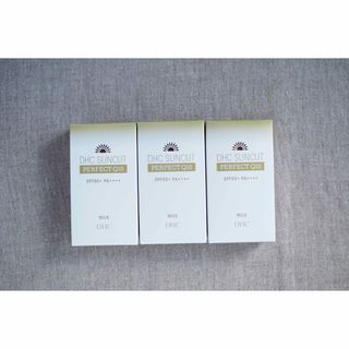 ディーエイチシー(DHC)の DHCサンカットQ10パーフェクトミルク （日焼け止め乳液）50ml×3個(日焼け止め/サンオイル)